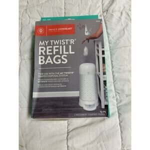 Prince Lionheart Diaper TWIST’R Refill Bags #9325 Made in the USA 9 Pack Opened